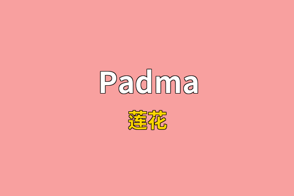 Padma英文名