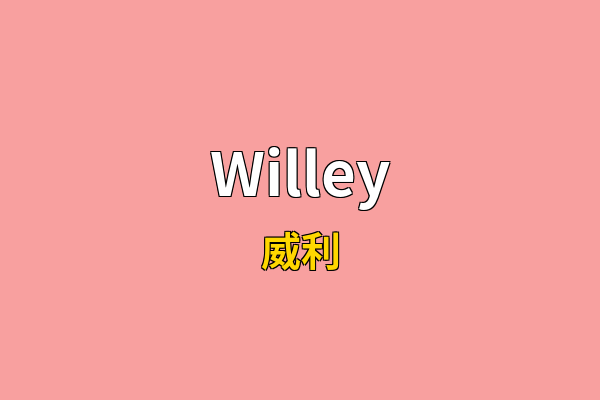 Willey英文名