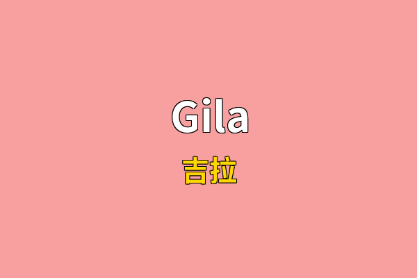Gila英文名