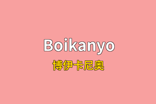 Boikanyo英文名