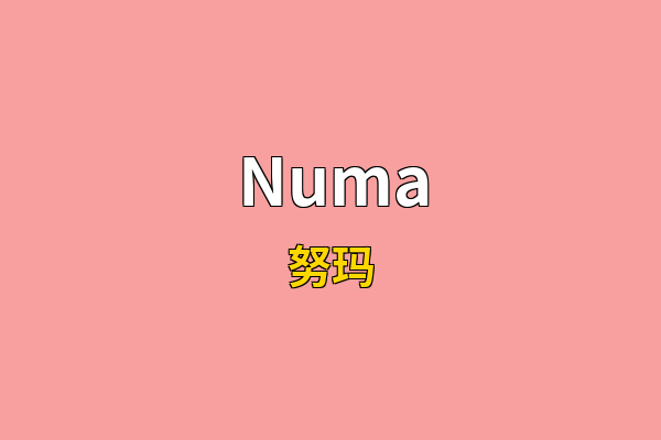 Numa英文名