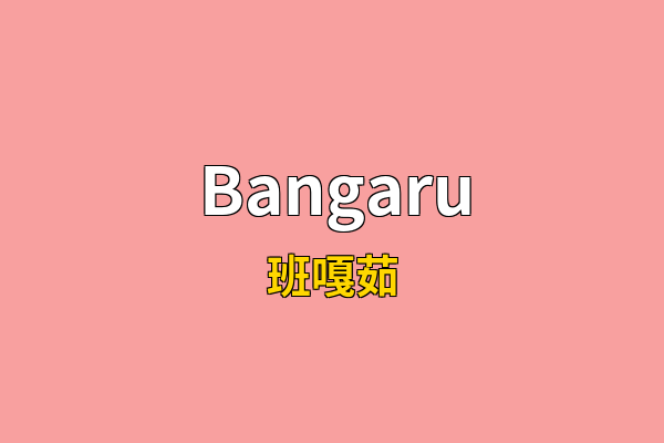 Bangaru英文名