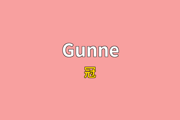 Gunne英文名
