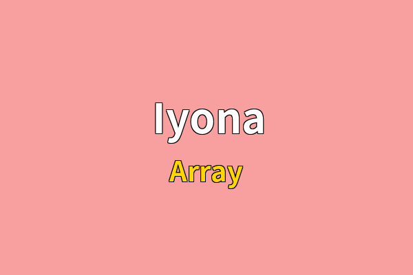 Iyona英文名