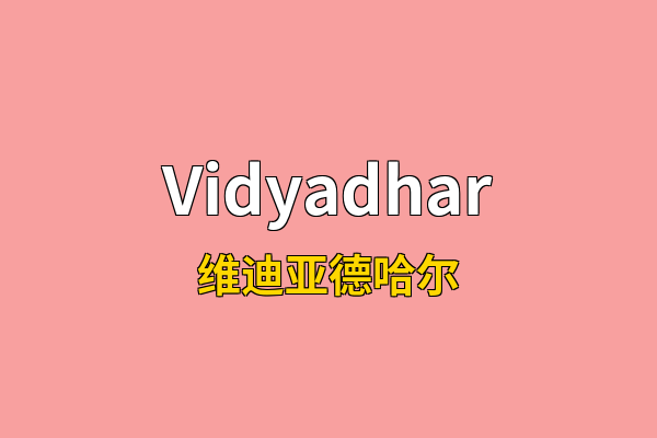 Vidyadhar英文名