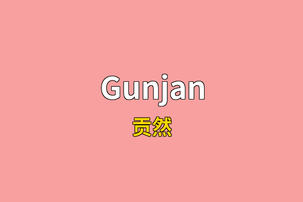 Gunjan英文名