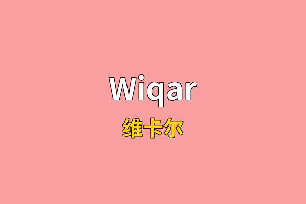 Wiqar英文名