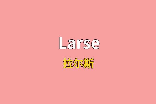 Larse英文名