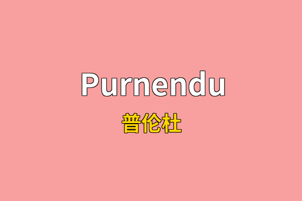 Purnendu英文名