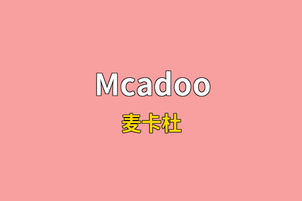 Mcadoo英文名