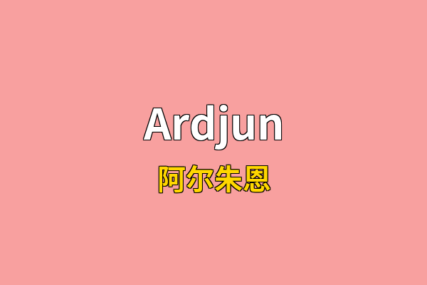 Ardjun英文名