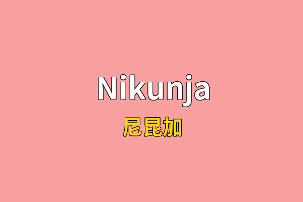 Nikunja英文名