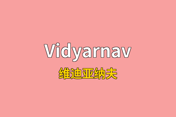 Vidyarnav英文名