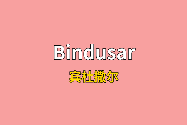 Bindusar英文名