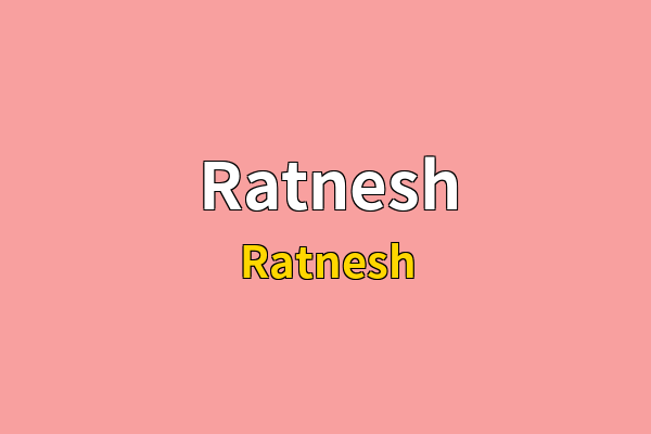 Ratnesh英文名