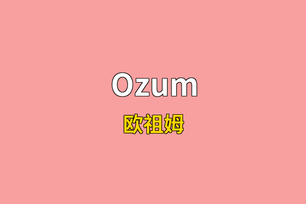 Ozum英文名