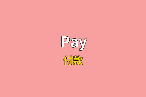 Pay英文名