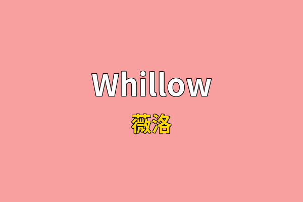 Whillow英文名
