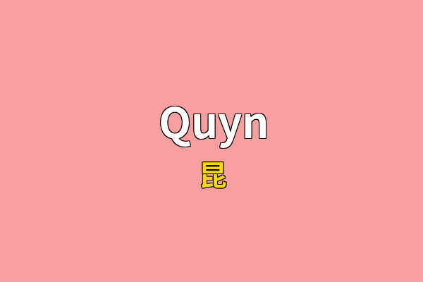 Quyn英文名