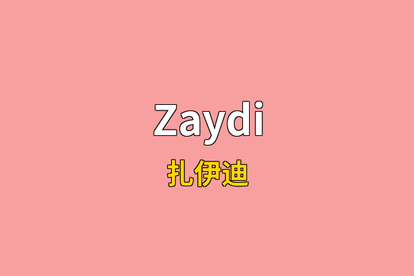 Zaydi英文名
