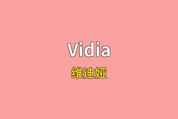 Vidia英文名