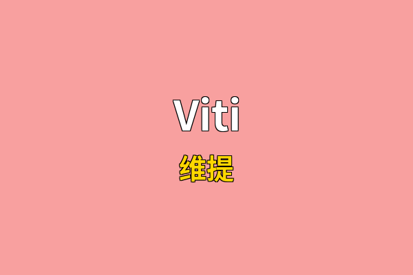 Viti英文名