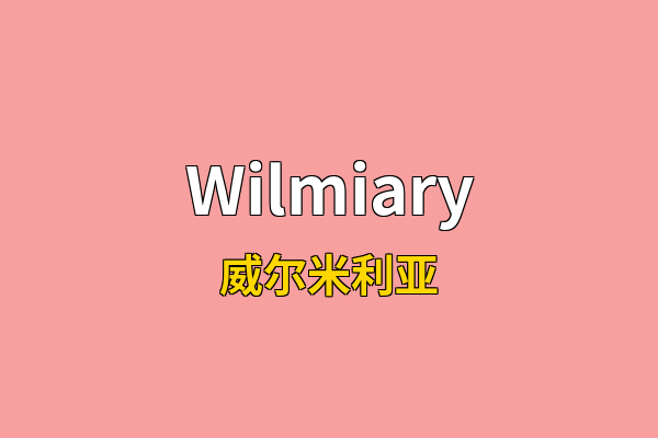 Wilmiary英文名