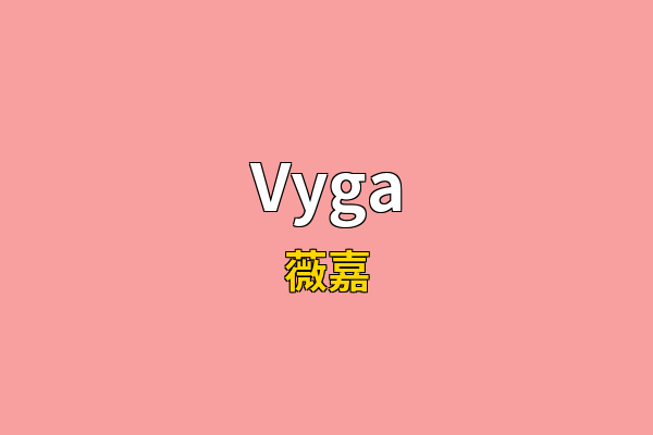 Vyga英文名