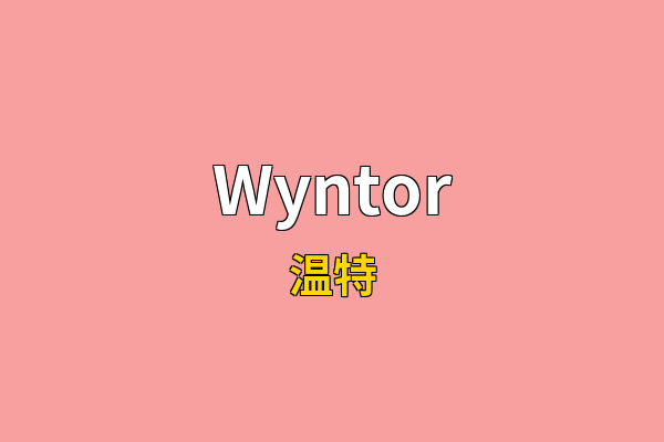 Wyntor英文名