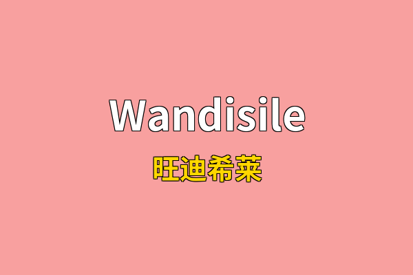 Wandisile英文名