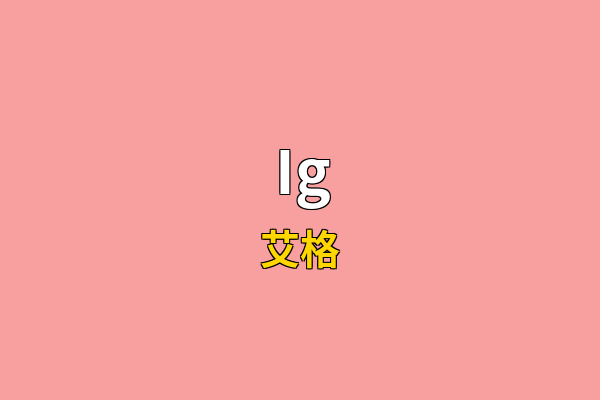 Ig英文名