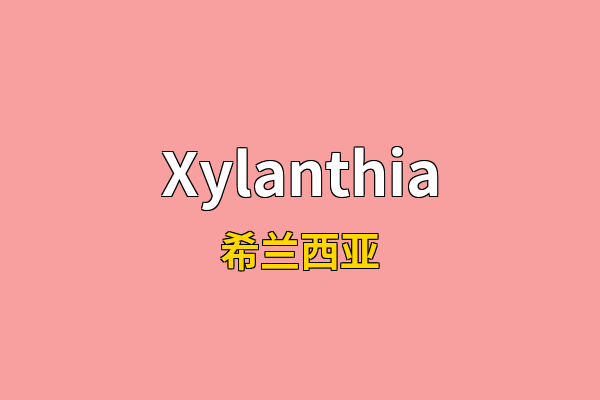 Xylanthia英文名