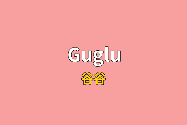 Guglu英文名