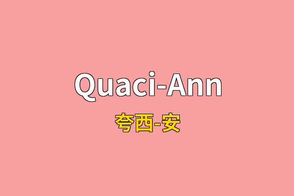 Quaci-Ann英文名