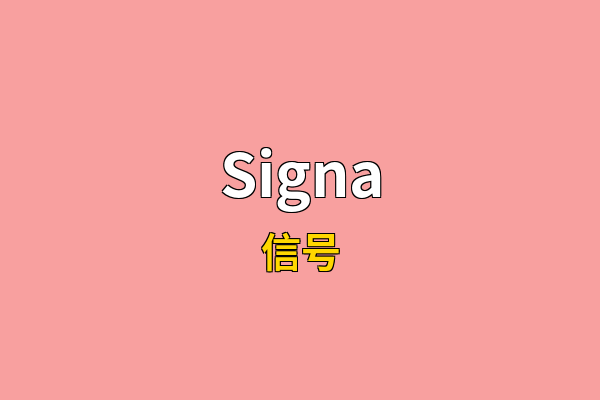 Signa英文名