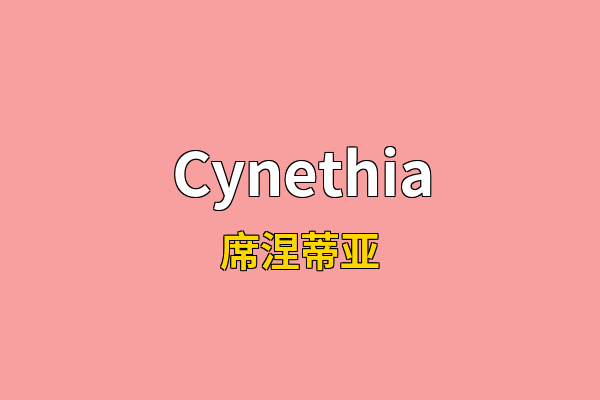 Cynethia英文名