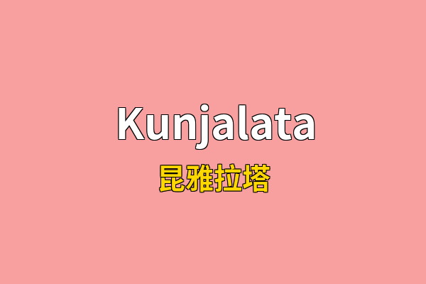 Kunjalata英文名