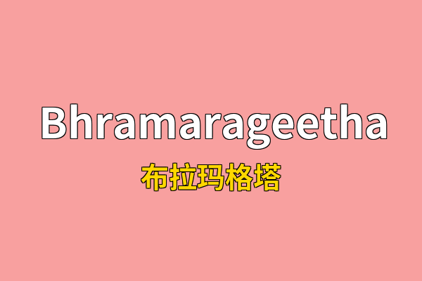 Bhramarageetha英文名