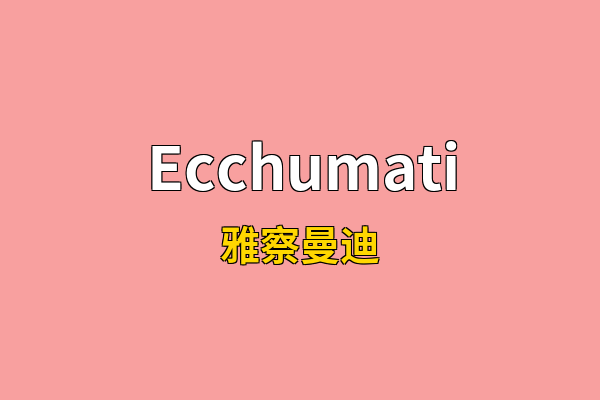 Ecchumati英文名