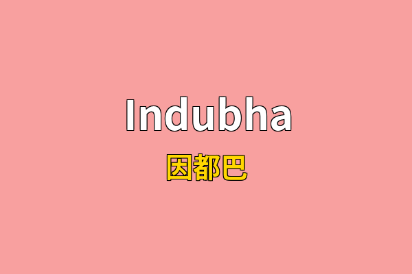 Indubha英文名