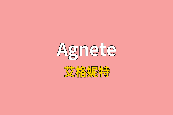Agnete英文名