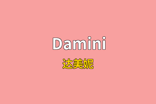 Damini英文名