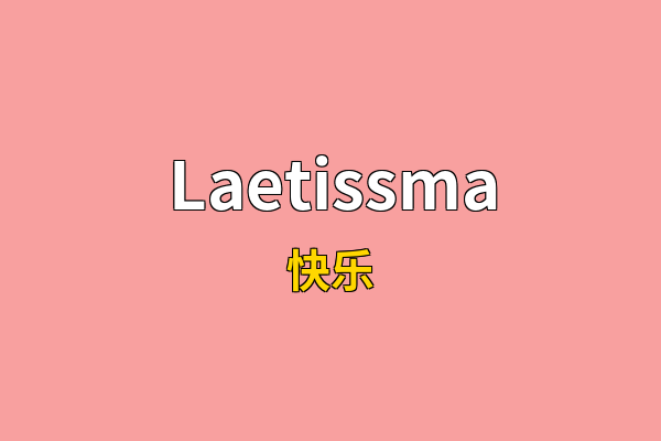 Laetissma英文名