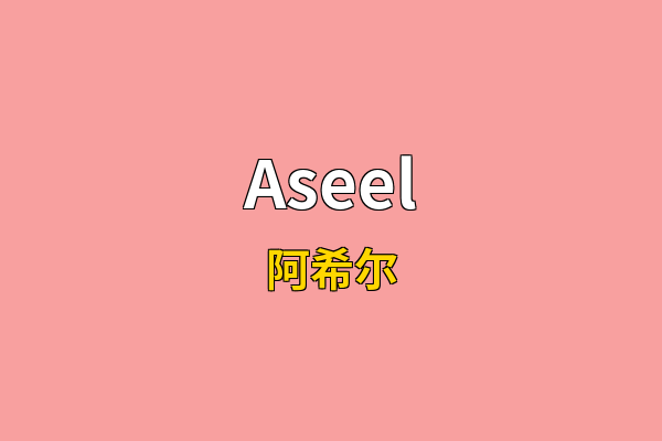 Aseel英文名