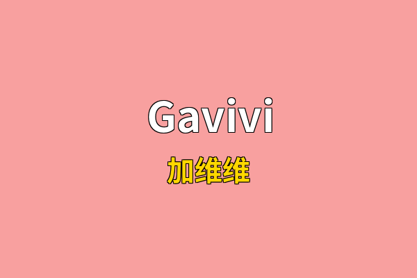 Gavivi英文名
