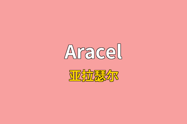 Aracel英文名
