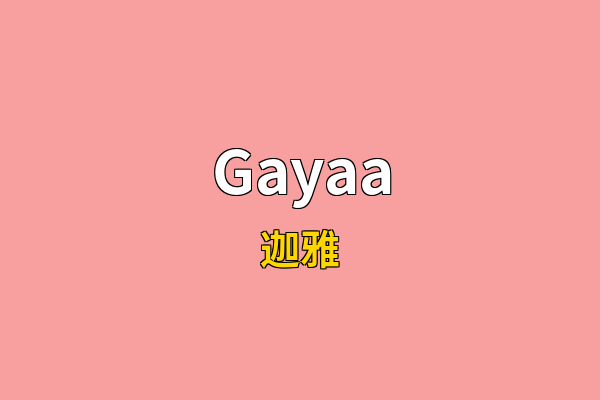 Gayaa英文名