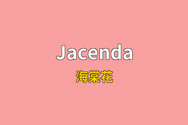 Jacenda英文名