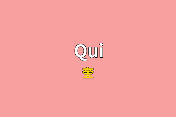Qui英文名