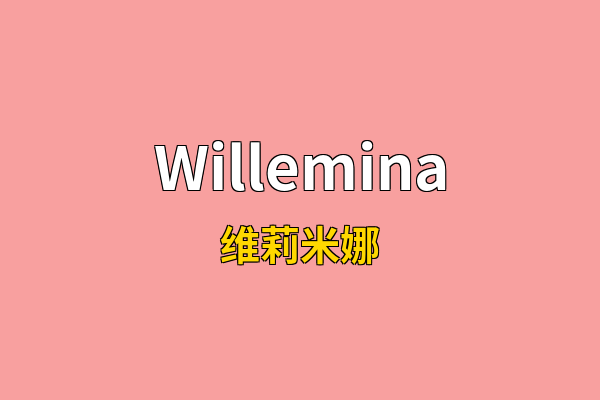 Willemina英文名